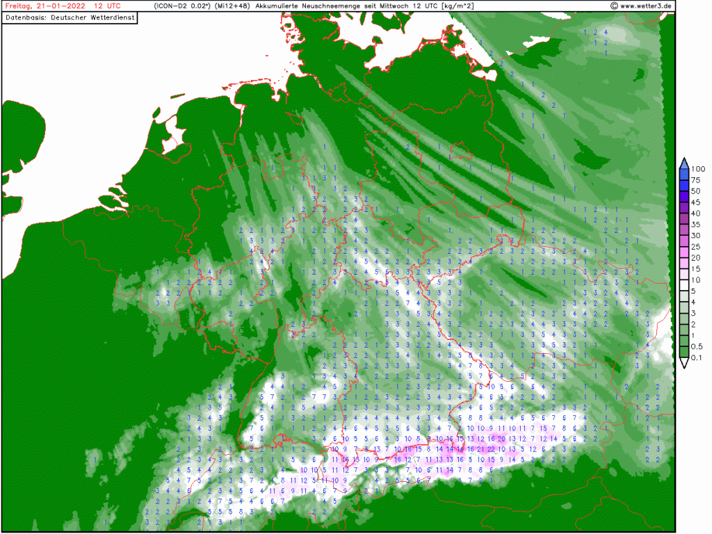 Wintereinbruch nur im höheren&nbsp;Flachland