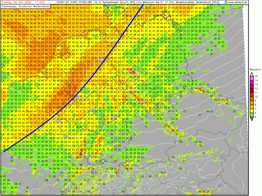 Windfeld erreicht uns