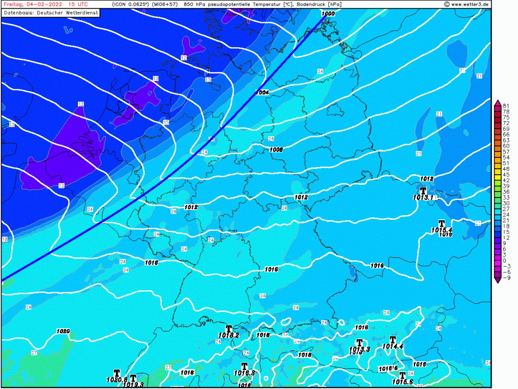 Markante Kaltfront zum&nbsp;Freitag