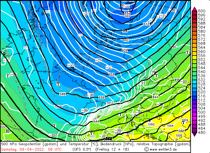 Volle Höhenkaltluft-Dröhnung