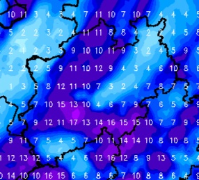 Warnlage: Wieder Unwetter am morgigen&nbsp;Montag