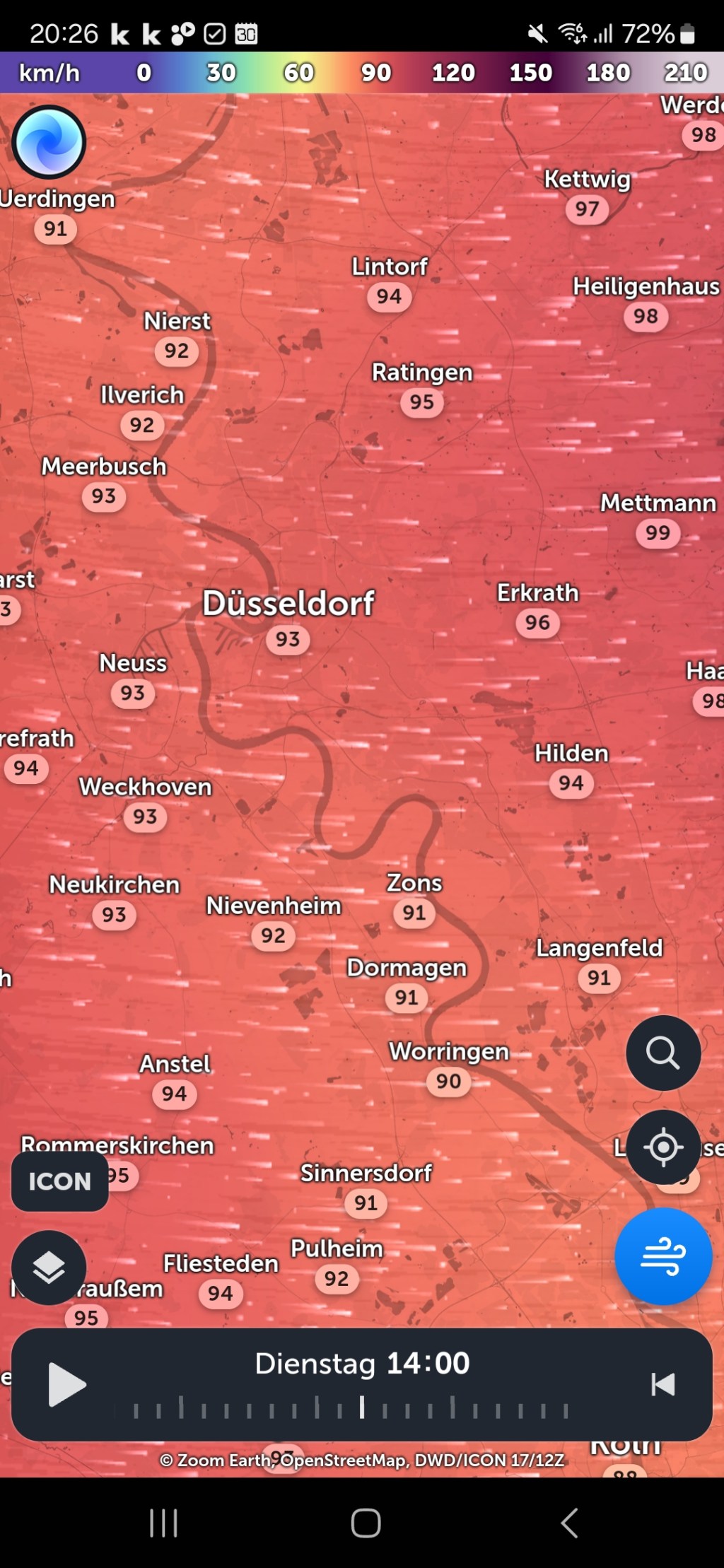 Wetter-Update am Abend