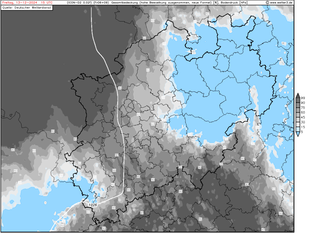 Wetter-Update am Freitag Morgen für Düsseldorf