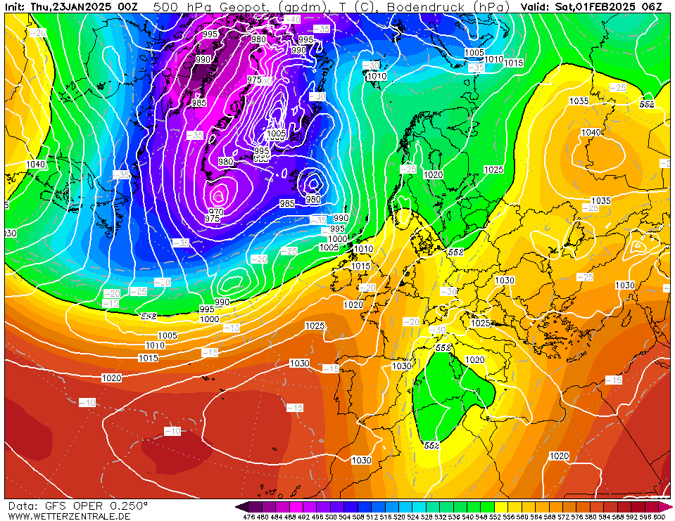 Wetterprognose 24.01. – 28.01. + Februarstart mit&nbsp;Spannung