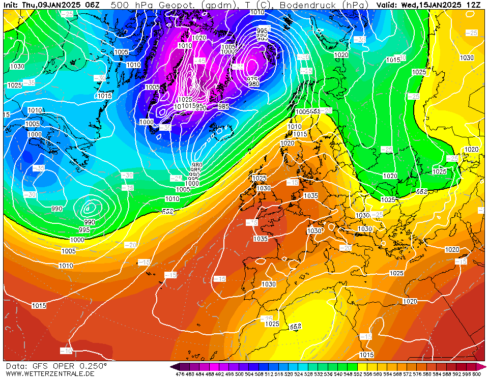 Wetterprognose 09.01. – 13.01. + frostige&nbsp;Ruhe