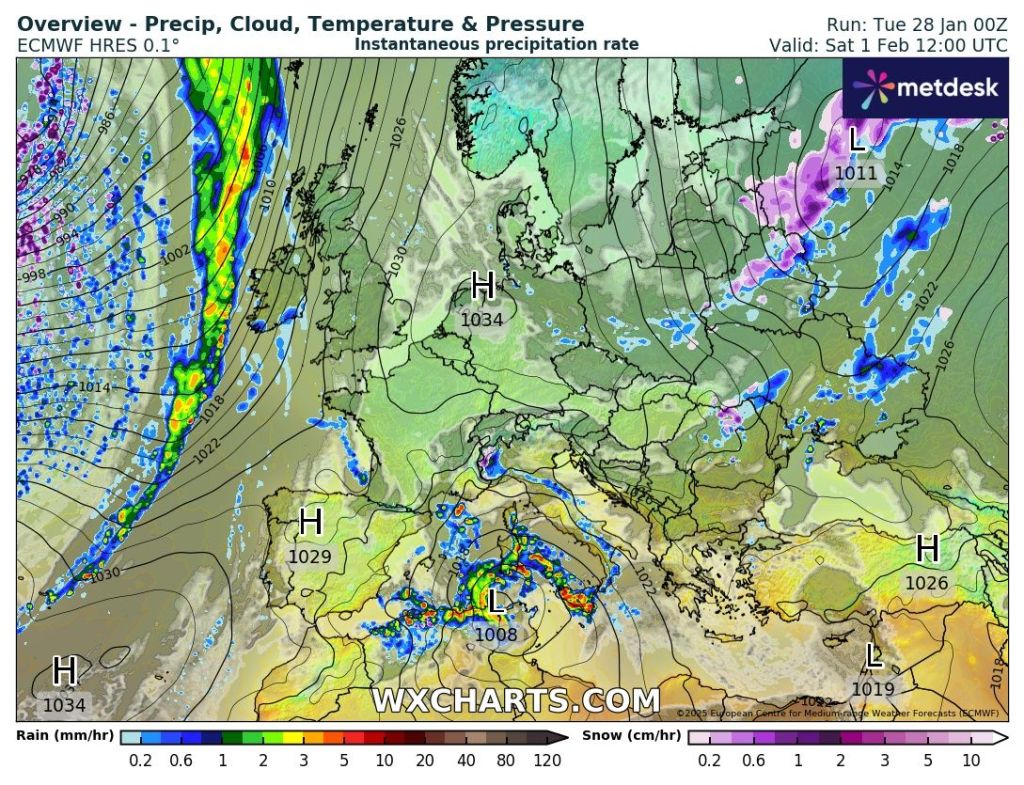 Wetterprognose 29.01. – 02.02. + Inversion vs. trocken und&nbsp;kalt