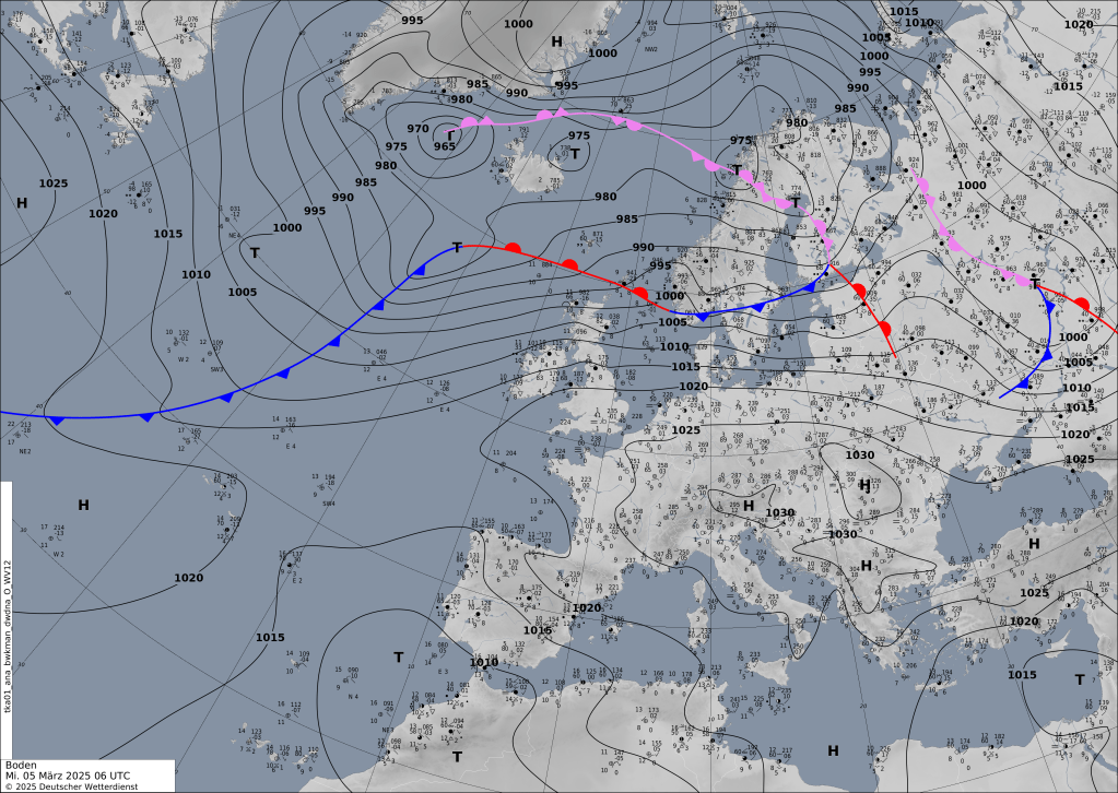 Wetterprognose 05.03. –&nbsp;10.03.
