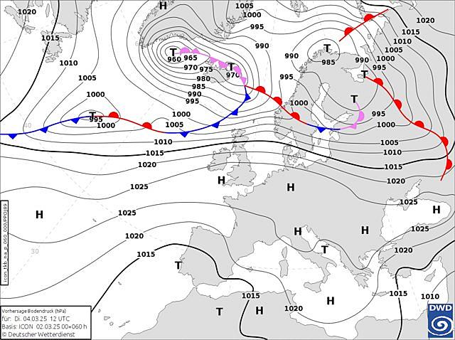 Wetterprognose 04.03. –&nbsp;09.03.