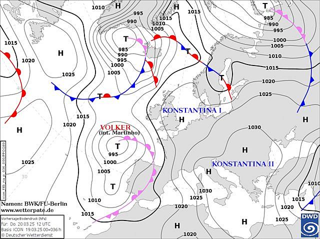 Wetterprognose 20.03. –&nbsp;24.03.