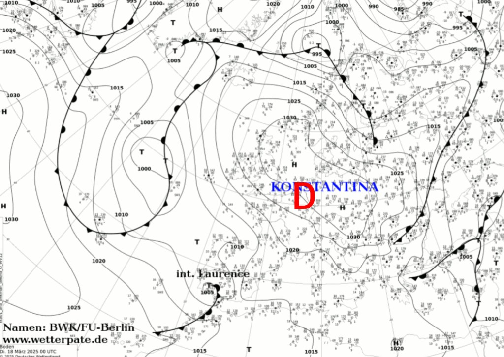 Wetterprognose 19.03. –&nbsp;23.03.