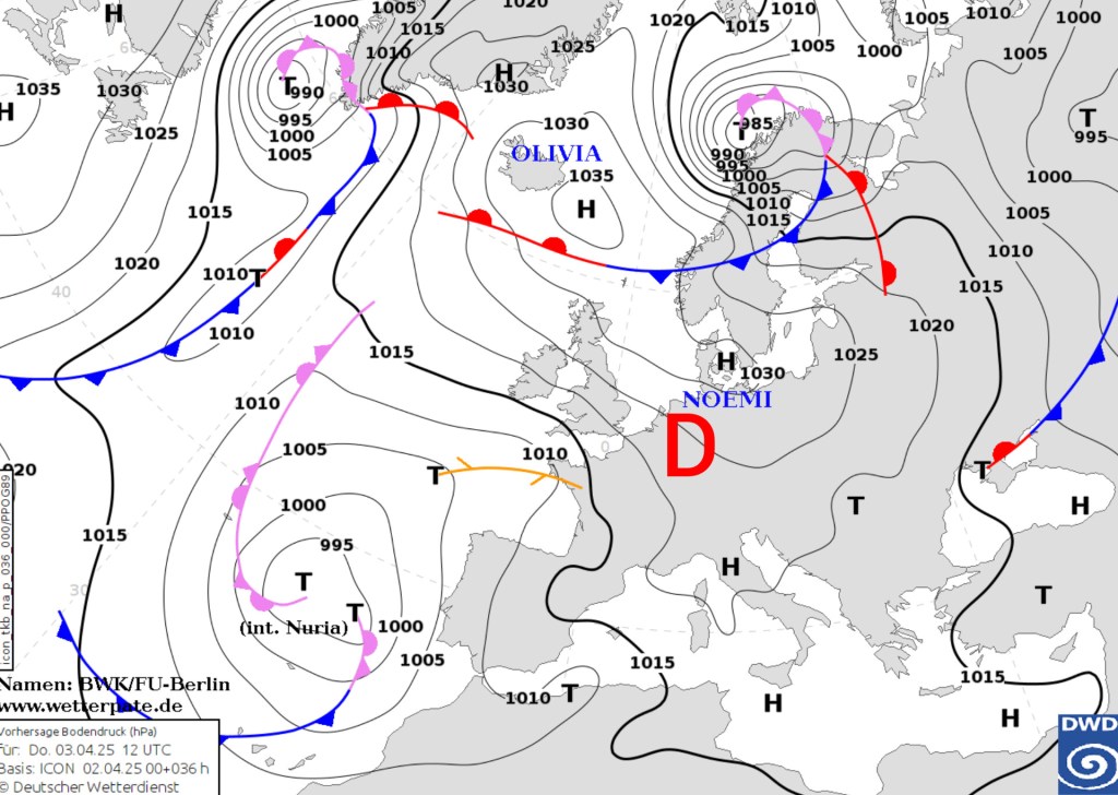Wetterprognose 03.04. –&nbsp;07.04.