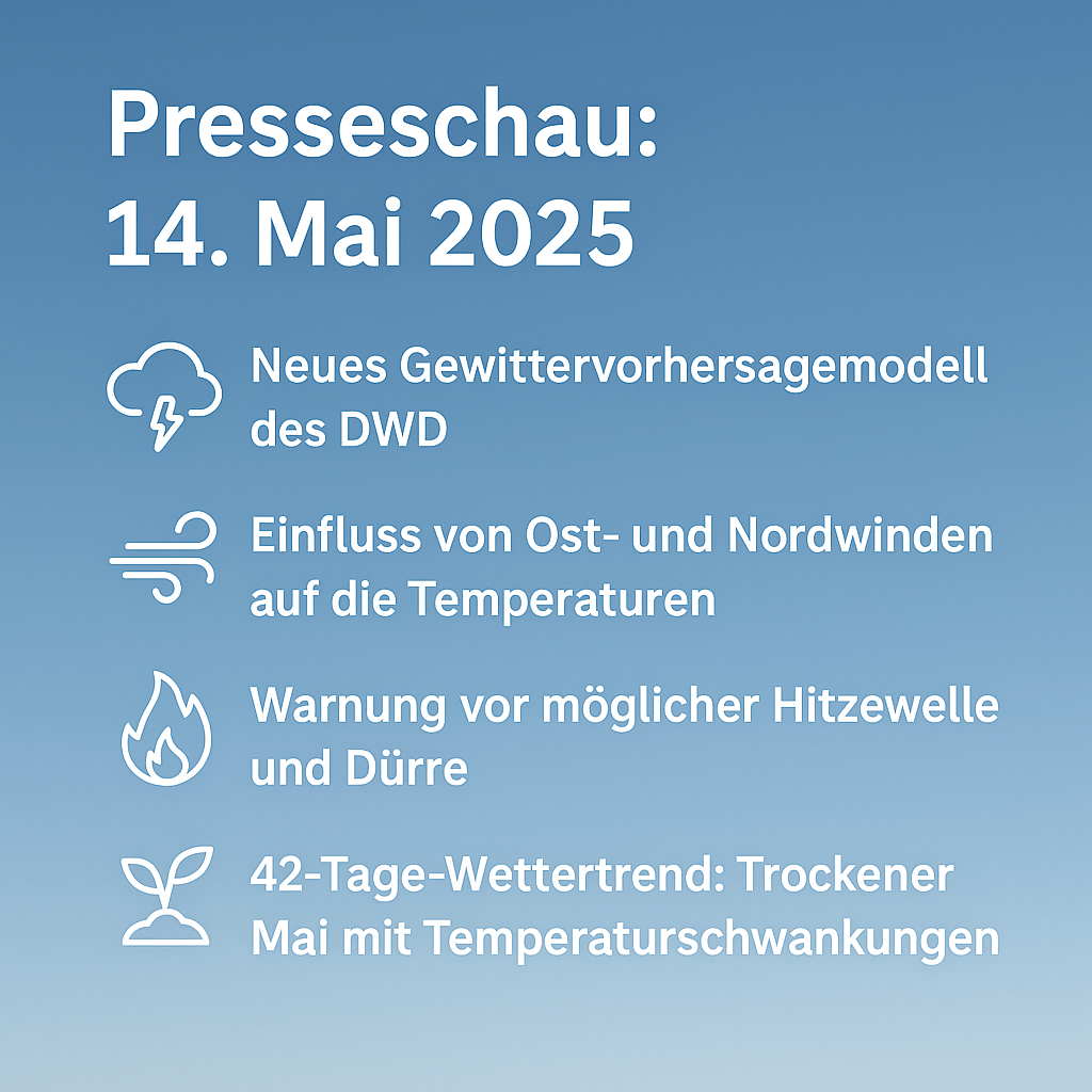 🌤️ Presseschau: 14. Mai&nbsp;2025