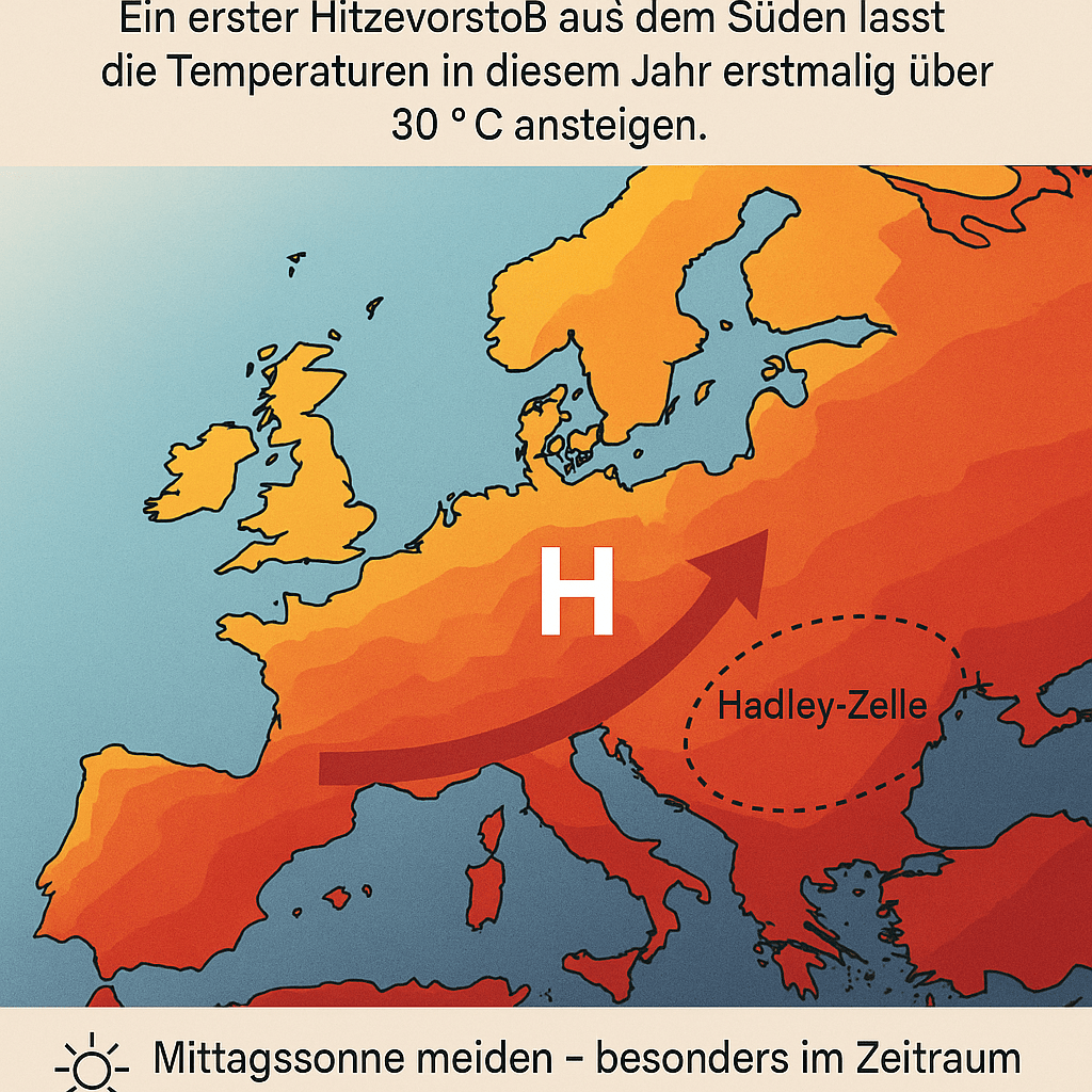 🌡️ Hitzetage & tropische Nächte am Wochenende – erster Hitzevorstoß des Jahres +&nbsp;Verhaltenstipps
