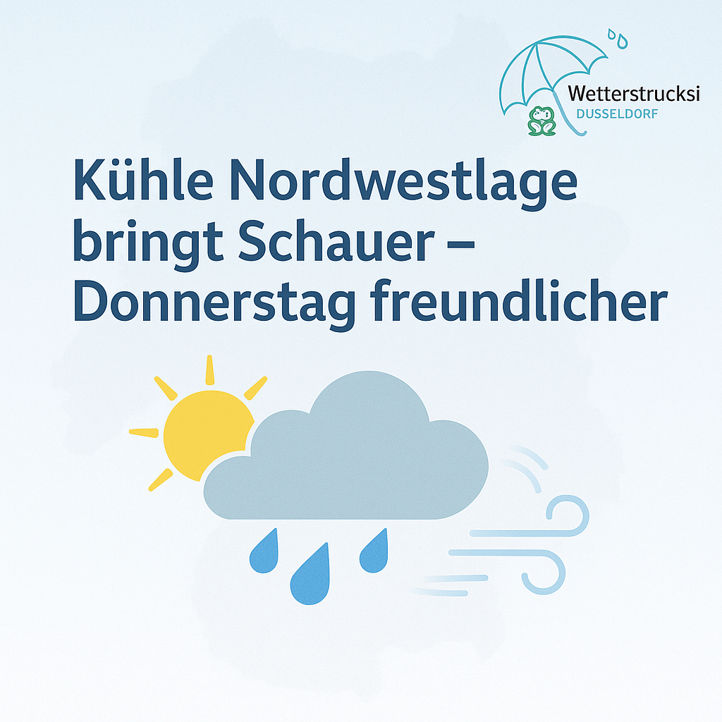 Wetterprognose 22.–25. Juli: Nordwestlage bringt Schauer, Donnerstag kurz&nbsp;freundlicher