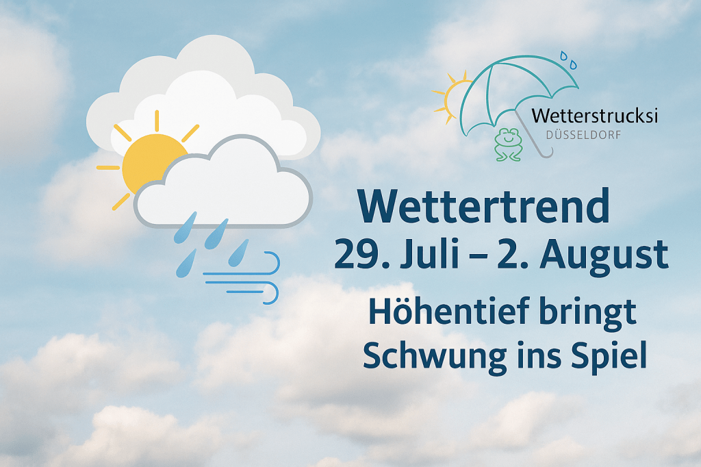 Wetterprognose 29. Juli – 2. August: Letzte Tiefdruckschleife