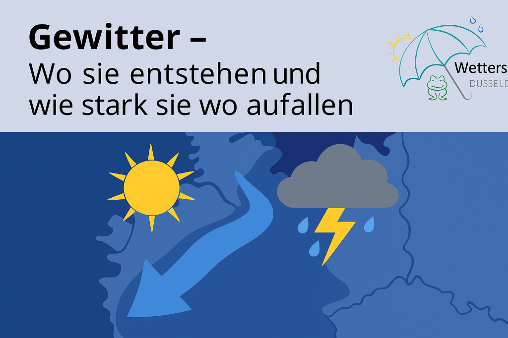 🌩️ Gewitter – Wo sie entstehen und warum sie unterschiedlich stark ausfallen